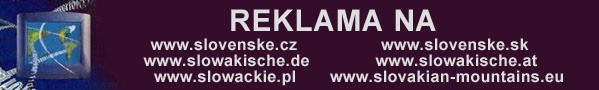 Reklama na serveri Slovensk� hory a vrchoviny