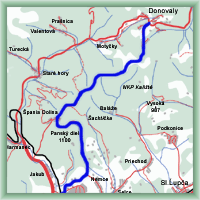 Cyklotrasy - Donovaly - B�nsk� Bystrica