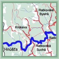 Cyklotrasy - Z Hn���a do Ro��avy - Rudohorsk� magistr�la