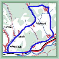 Cyklotrasy - Bansk� Bystrica - Podkonice - Bansk� Bystrica