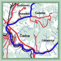 Cyklotrasy - �adca - Skalit� - �adca