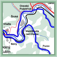 Cyklotrasy - Oravsk� Podz�mok - Medzibrodie nad Oravou - Oravsk� Podz�mok