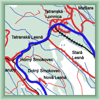 Cyklotrasy - Tatransk� Lomnica - Star� Smokovec - Tatransk� Lomnica