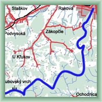 Cyklotrasy - H�ebenem Javorn�ku