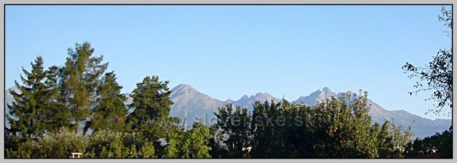 Vysoké Tatry od Popradu