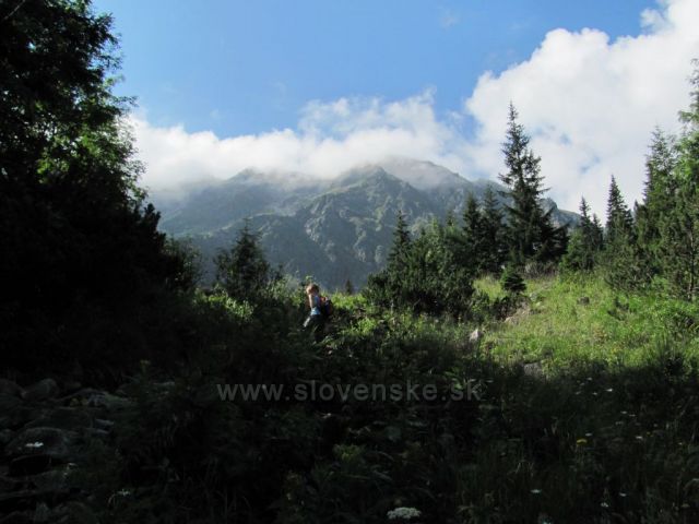 Nad Roháčským vodopádem