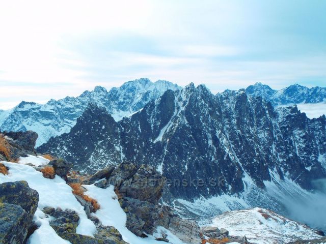 Výhľad zo Sedielka pod Malým ľadovým - Vysoké Tatry
