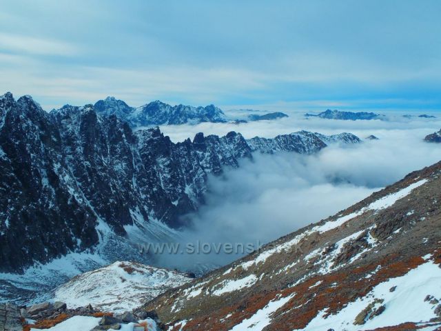 Výhľad zo Sedielka pod Malým ľadovým - Vysoké Tatry