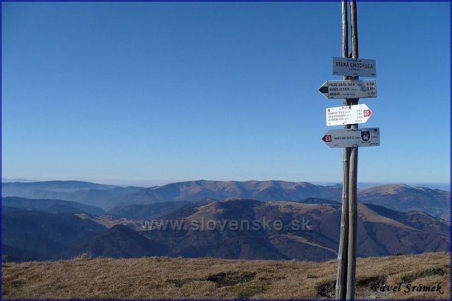 Veľká Chochuľa 1753 m.n.m - vrchol