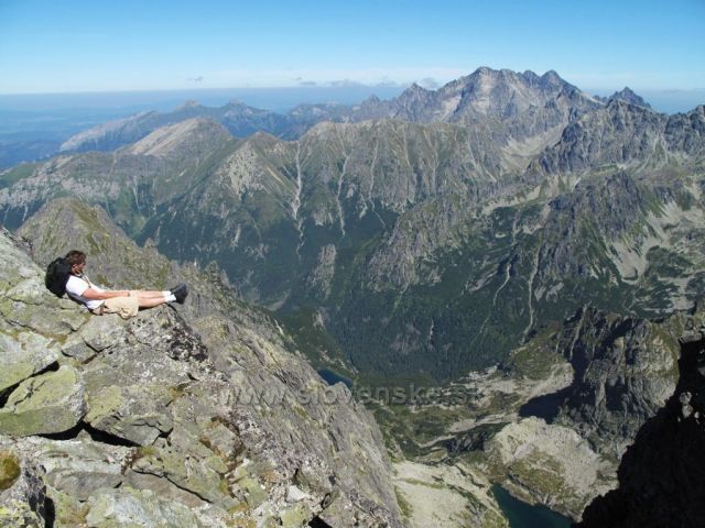 Vysoké Tatry, pohled z vrcholu Rysy