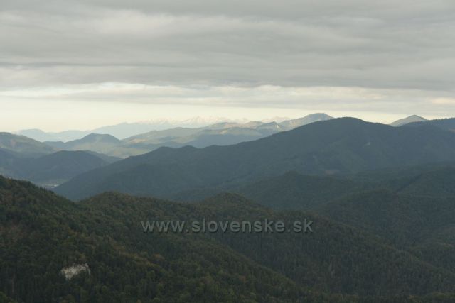 Západné Tatry z Majerovy skály