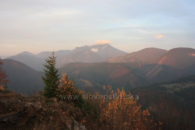 Panorama z Liptovského hradu