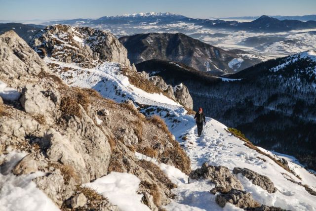 Pár metrov od vrcholu, Veľký Rozsutec, Malá Fatra