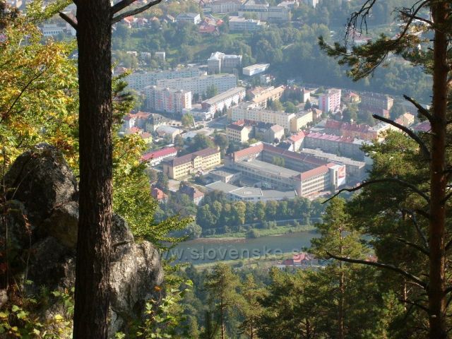 Predný Čebrať 945m n.m - pohľad na Ružomberok