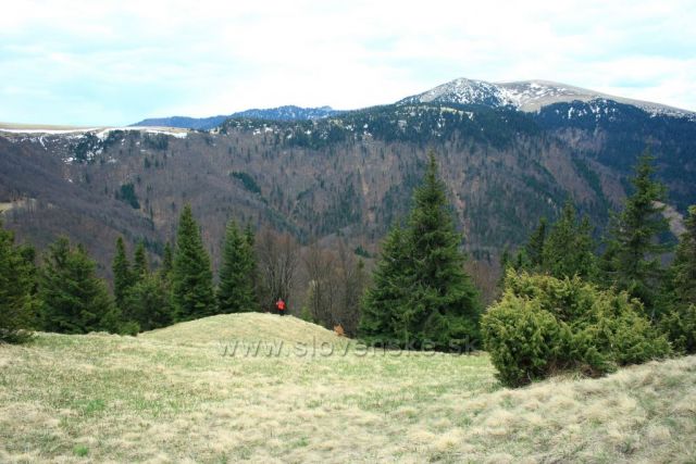 pod Porišovem výhled na Kýšky a Suchý vrch