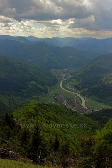 Stankovany - pohled ze Šípu, Šípská Fatra (Velká Fatra)