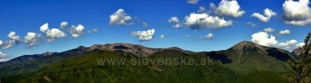 Malá Fatra - foceno ze Zadného Šípu.