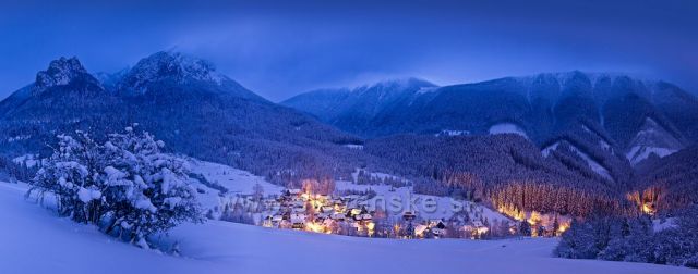 Štefanová. Vesnička ležící pod Velkým Rozsutcem