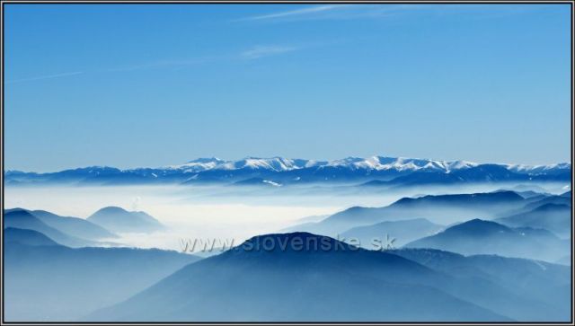 Nízké Tatry z Velkého Kriváně