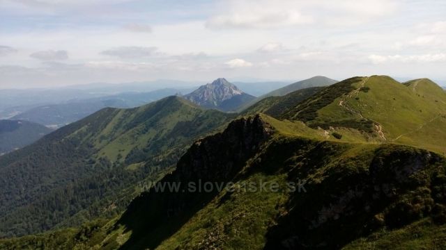 Velký Rozsutec a Stoh, hřebenovka Chleb, Hromové, J. a S. Steny, Malá Fatra