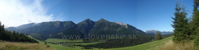 Belianské Tatry ze Spišské Magury