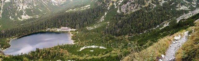 Popradske Pleso, chodnik na  Ostrohu