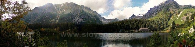 Popradske Pleso, pohlad na chatu a pleso