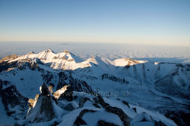 Pohled na Belianské Tatry