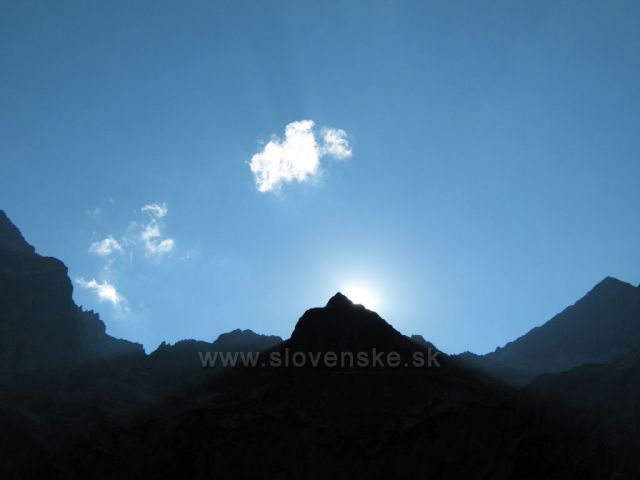schovane slnko nad Zelenym plesem