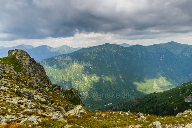 Západní Tatry před letní bouřkou