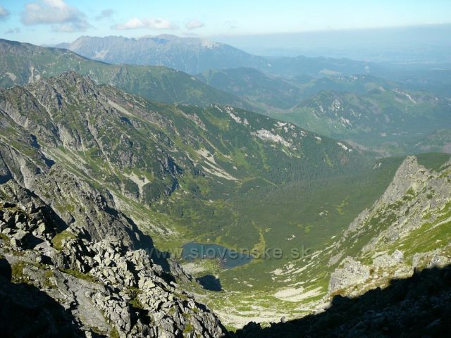 Kolove pleso,pohled z Jahnaciho stitu