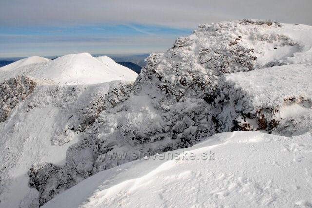 Zimní námraza Vrátné