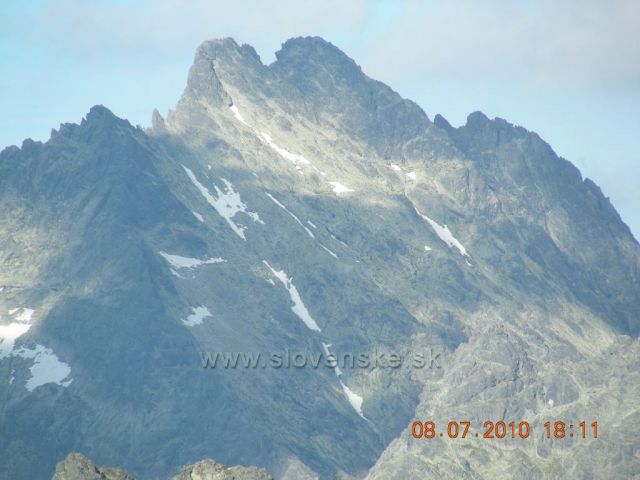 Z Furkotského štítu 2403,5m.nm-pohled na Gerlachovský štít 2654,4m.nm