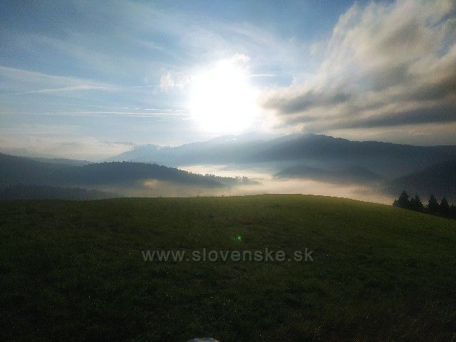 Velké Borové po ránu