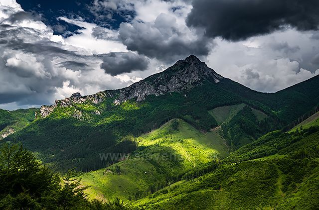 Pohled na Velký Rozsutec